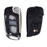 Викидний ключ, корпус під чіп, 2кн DKT0269, Peugeot, HU83, NEW, фото 2