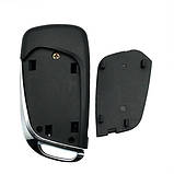 Викидний ключ, корпус під чіп, 2кн, Peugeot, ніша CE0523, HU83, NEW, фото 2