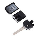 Викидний ключ, корпус під чіп, 2кн, Mazda, фото 3