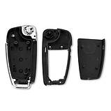 Викидний ключ, корпус під чіп, 3кн, Audi, без леза, фото 2