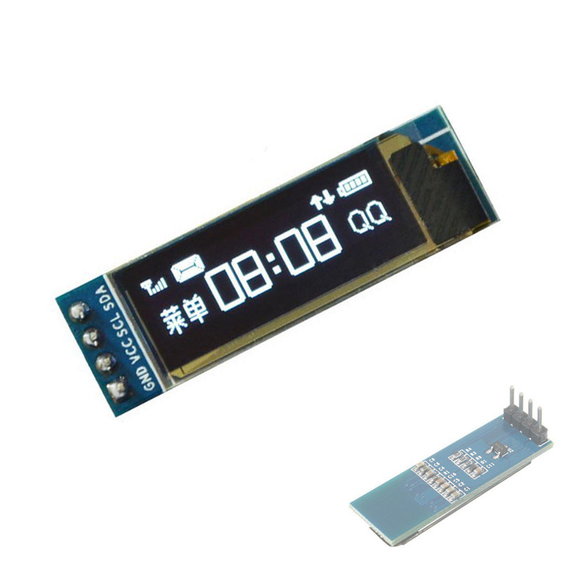 OLED дисплей графічний SSD1306 I2C 0.91" 128x32 Arduino AVR STM32