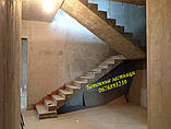 П-подібна бетонна драбина з двома проміжними майданчиками, фото 4