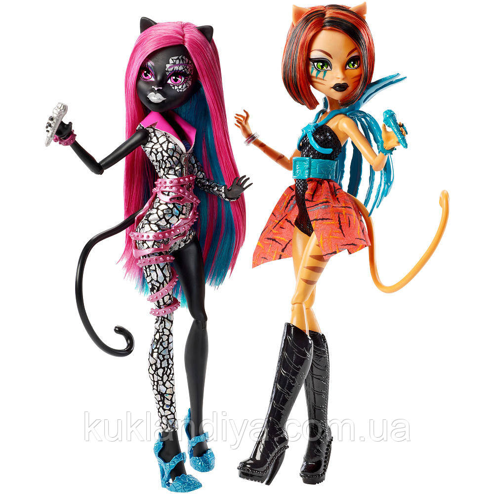 Monster High Кетті Нуар — Fierce Rockers Catty Noir and Toralei (DJB91), фото 1
