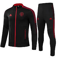 Спортивный костюм Манчестер Юнайтед 2021-2022 футбольный костюм МЮ Черный Manchester united