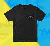 Мужская футболка с принтом "Эмблема Вооруженных сил Украины (ВСУ)" (черный) Push IT