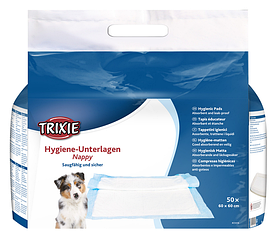 Пелюшки вбираючі для собак 60 х 60 см, Trixie TX-23418 (ціна за 1 пелюшку)