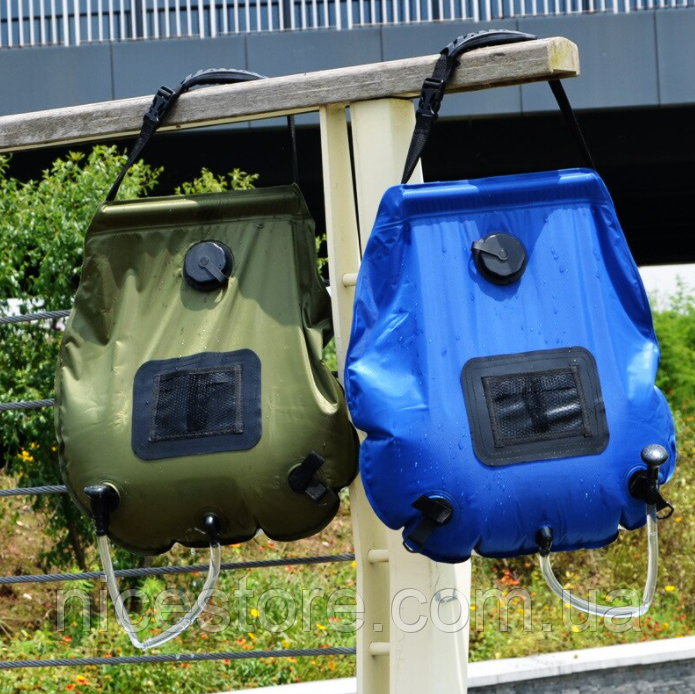 Туристичний душ 20 л Портативний переносний літній кемпінговий душ, фото 1