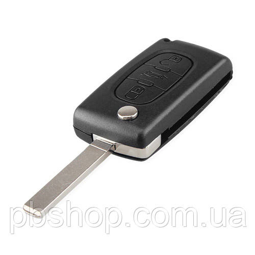 Викидний ключ, корпус під чіп, 3кн DKT0269, Peugeot, ніша CE0536, VA2