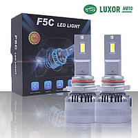 Светодиодные LED автолампы F5C HB3 (9005) 120W 12000LM 6000K с обманкой (Canbus)