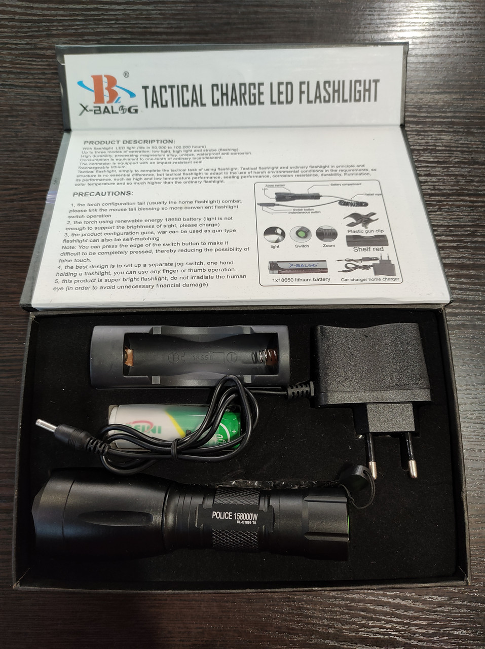 Ліхтарик Police BL-Q1891-T6, фото 1