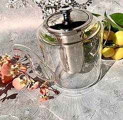 Чайник глек скляний 1700 мл Edenberg EB-19039 / Чайник для заварки чаю термоскло