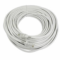 Патч-корд RJ45 17м, сетевой кабель UTP CAT5e 8P8C, LAN, белый