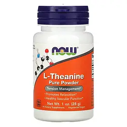 L-Theanine Pure Powder Now Foods 28 г