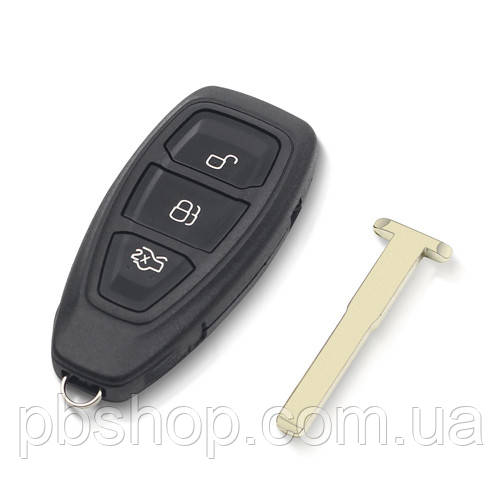 Ключ запалювання, чіп 4D83 KR55WK48801, 3 кнопки HU101, для Ford Focus Fiesta