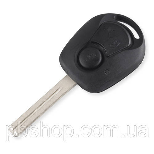 Ключ заготівка, корпус під чіп, 2кн, SsangYong RX7, Rexton