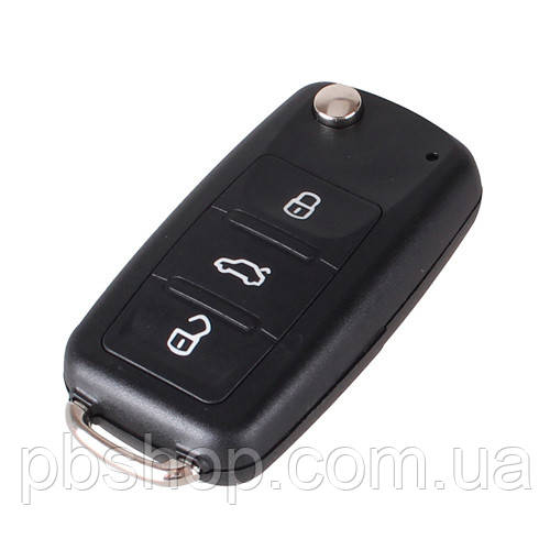 Викидний ключ, корпус під чіп, 3кн, Volkswagen, HU66