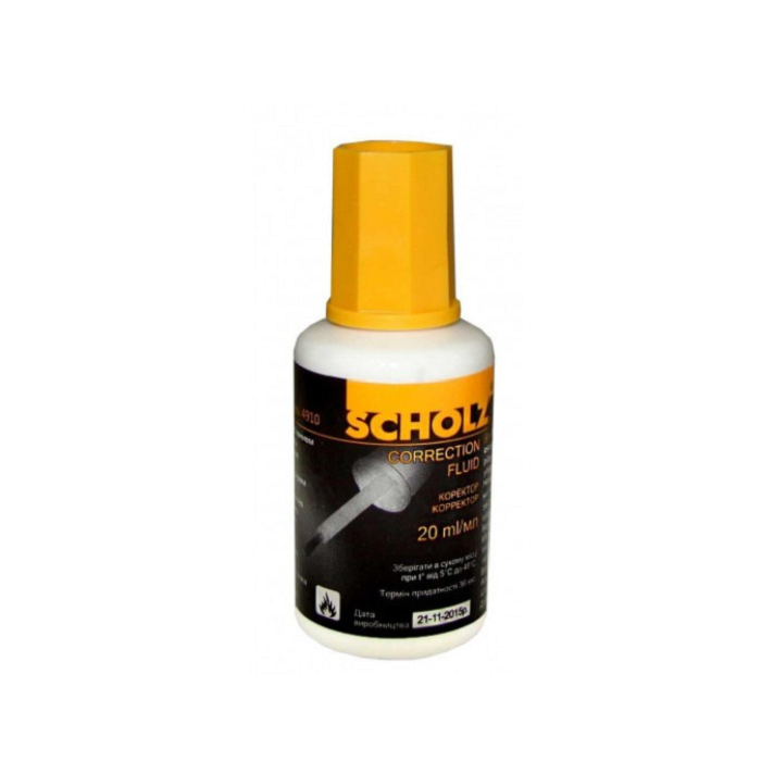 Коректор з пензликом, Scholz 20 мл., 4910, фото 1