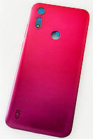 Задня кришка для Motorola XT2053 Moto E6s, червоний, Sunrise Red, оригінал (Китай)