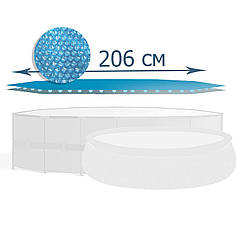 Теплоощадне покриття (солярна плівка) для басейну Intex 28010 (29020), 206 см (для басейнів 244 см)