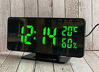 Настольные часы электронные VST 888Y с датчиком температуры и окружающей среды