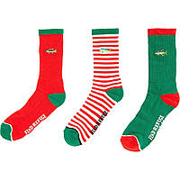 Носки Salty Crew Fishmas 2 Holiday Socks 3-Pack Assorted - Оригинал