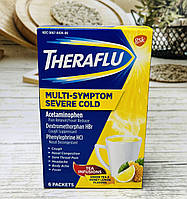 Гарячий напій від застуди та грипу Theraflu Multi-Symptom Severe Cold