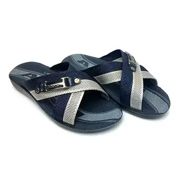 Чоловічі капці сині палітурка турецькі літні сланці