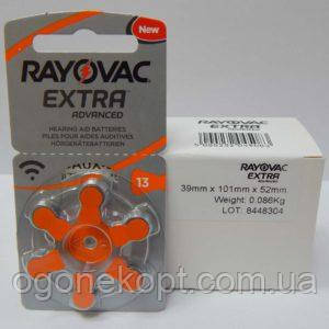 Батарейки Rayovac ZA 13 PR48,1.45V, фото 1