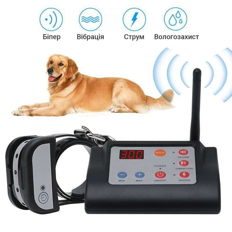 Беспроводной электронный забор для собак + электронный ошейник для дрессировки 2в1 Digital Lion YH883-1 - фото 3 - id-p1248979759