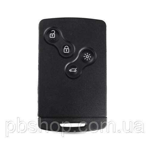 Ключ запалювання, чіп PCF7952, 4 кнопки, для Renault Clio Megane Scenic 3