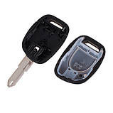 Ключ заготівка, корпус під чіп, 1кн, Renault Opel, NE73, фото 3