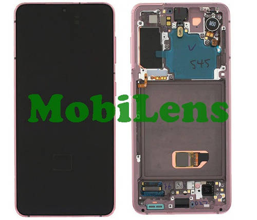 Samsung G991, G991B Galaxy S21 5G Дисплей+тачскрин (модуль) *в рамці Phantom Pink Original (AMOLED), фото 1