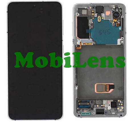 Samsung G991, G991B Galaxy S21 5G Дисплей+тачскрин (модуль) *в рамці Phantom White Original (AMOLED), фото 2