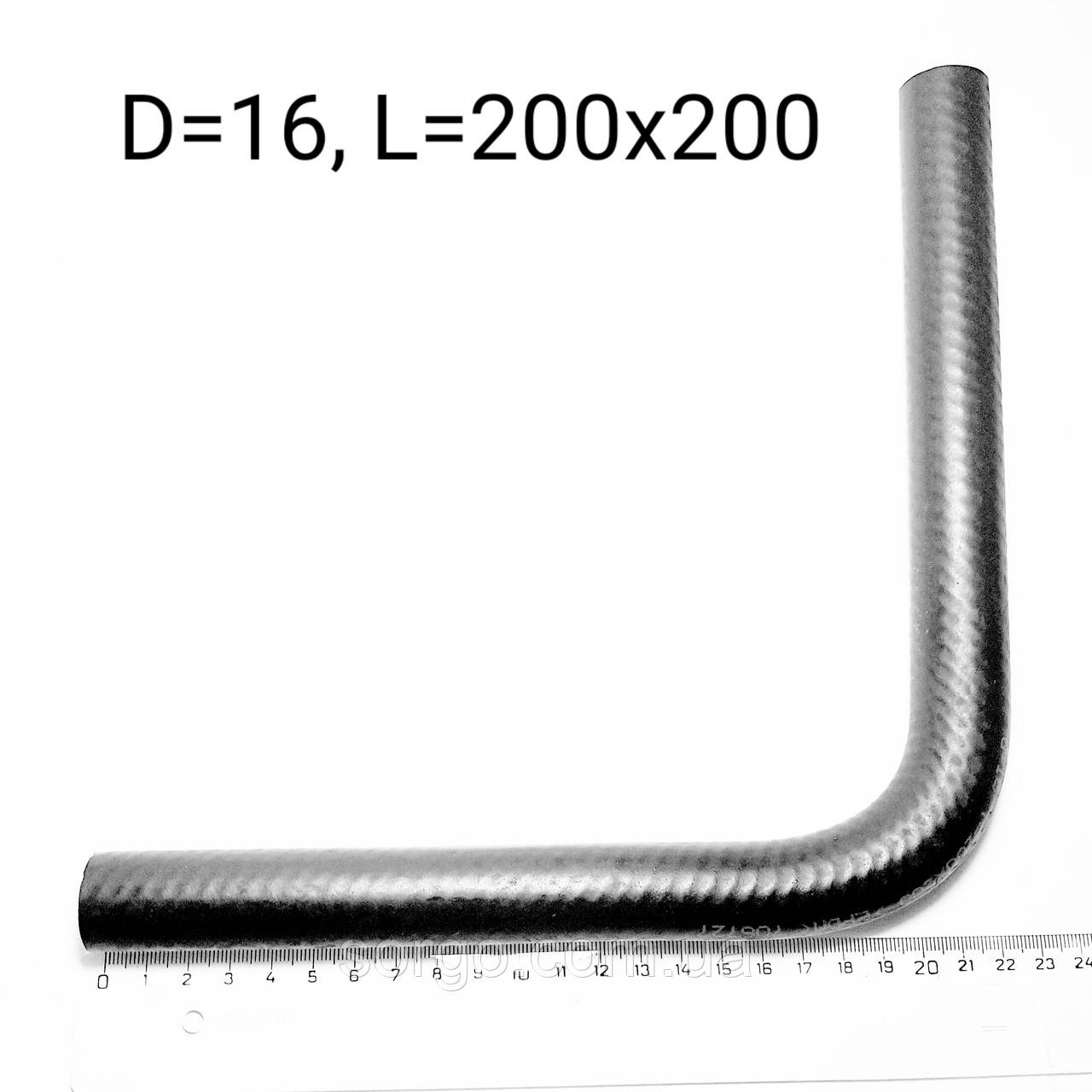 Патрубок Кутовий Гумовий (90 Градусів) Діаметр 16 Мм — Купити Недорого ...
