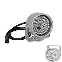 Прожектор ІЧ для камери відеоспостереження вуличний 48 LED 30 м 12 В