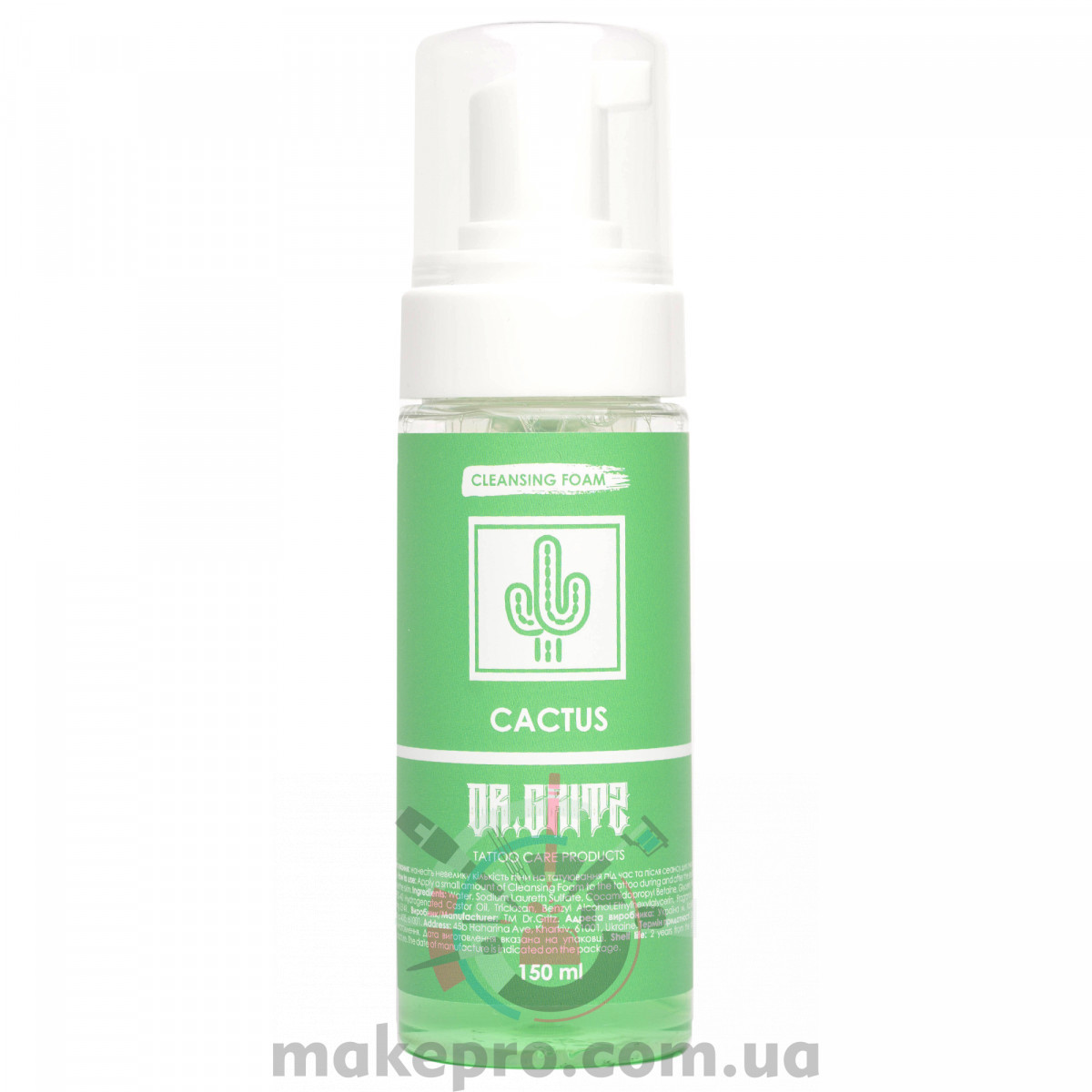 Очисна піна Cactus Dr. Gritz (150 мл)