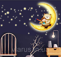 Дитяча декоративна наклейка для інтер'єру Солодкий сон