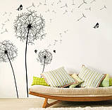 Інтер'єрна наклейка для декору стін Кульбаби, фото 4