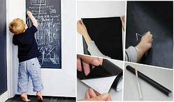 Наклейка з грифельным покриттям для малювання крейдами