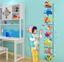 Наклейка для дитячої кімнати ростомір морський