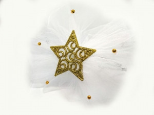 Обруч Сніжинка бант Зірка, фото 1