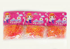 Силіконові резиночки для волосся набір 12 пачок