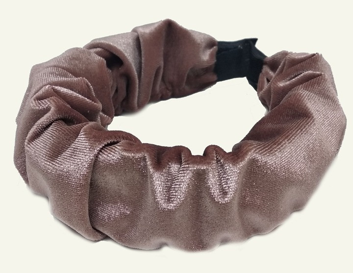 Аксесуар для волосся велюровий обруч, фото 1