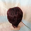 Перука каскад стильний з канекалона бургунд VEGA-99J, фото 3