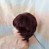Перука каскад стильний з канекалона бургунд VEGA-99J, фото 4