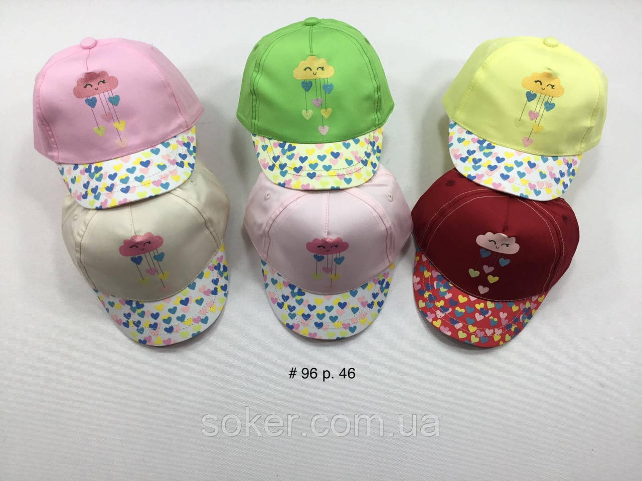 Бейсболка для дівчаток