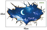 Декоративна наклейка для оформлення стін Нічне небо, фото 5