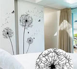 Інтер'єрна наклейка для декору стін Кульбаби, фото 7