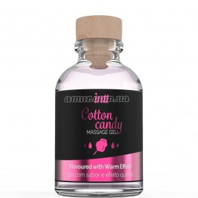 Масажний гель для інтимних зон Intt Cotton Candy, 30 мл, аромат солодкої вати, розігрівальний