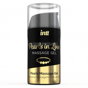Набір для перлового масажу Intt Pearls in Love: намисто та силіконовий масажний гель
